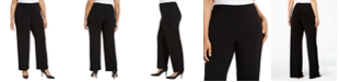 Alfani Plus Size Knit Wide-Leg Pant, Created for Macy's